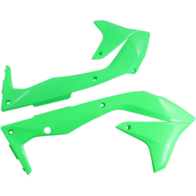 UFO Replacement Radiator Shrouds Kawasaki KXF 450cc 16-18