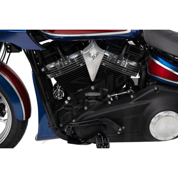 TRASK CheckM8™ Vented Transmission Top Cover Harley Davidson FLDE / FLHT / FLHTK / FXDR 1750-1977cc 17-24