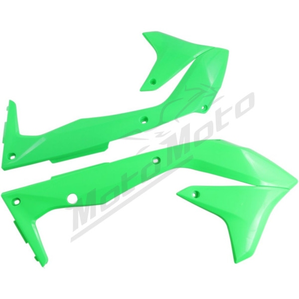 UFO Replacement Radiator Shrouds Kawasaki KXF 450cc 16-18