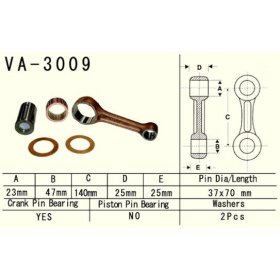 VESRAH Connecting rod Suzuki / Arctic Cat 500-700 98-09