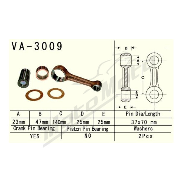 VESRAH Švaistiklis Suzuki / Arctic Cat 500-700 98-09