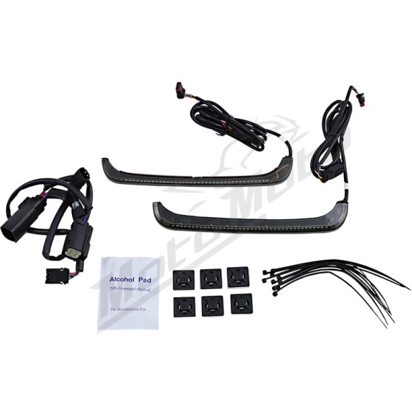 CUSTOM DYNAMICS LED Low-Profile BAGZ™ Accent Lights Harley Davidson FLH / FLHR 1690-1923cc 14-23