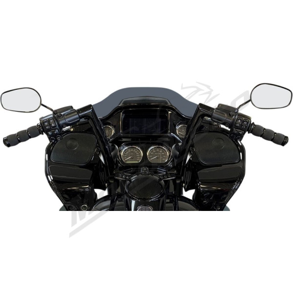 FAT BAGGERS INC. 1-1/2" EZ Install Flat Top Sharknose Handlebar Black 38mm 89cm (30,5cm)