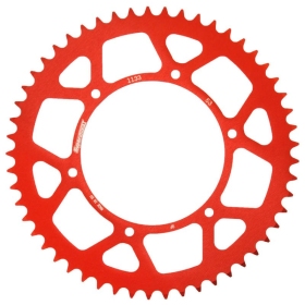 Supersprox Rear Sprocket Red 420 53T Aprilia / Derbi / Gilera / Peugeot 50cc 02->