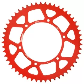 Supersprox Rear Sprocket Red 420 53T Aprilia / Derbi / Gilera / Peugeot 50cc 02->