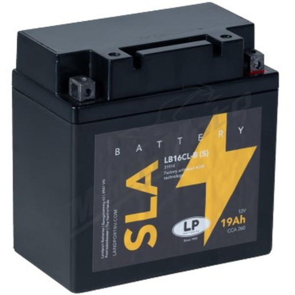 Landport akumuliatorius YB16CLB (S) (MS LB16CL-B (S)) 12V 19AH