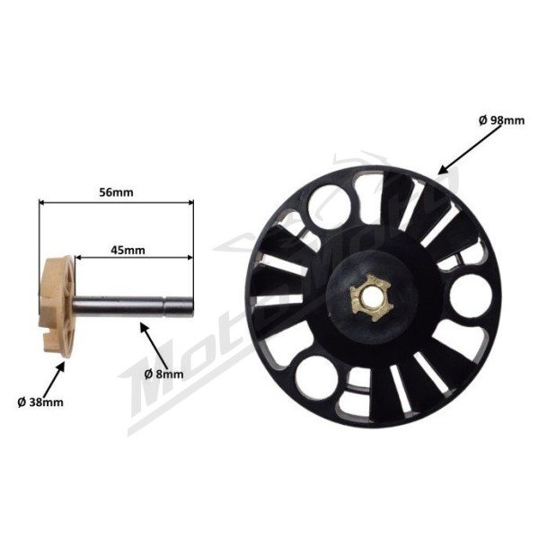 Water pump repair kit PIAGGIO RST/ X9/ GILERA DNA/ RUNNER/ VESPA GRAN TURISMO 125cc 00-05