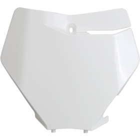 UFO Front Number Plate KTM SX / SX-F 125-450cc 19-22 White