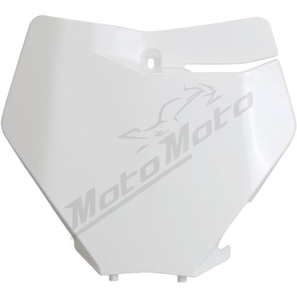UFO Front Number Plate KTM SX / SX-F 125-450cc 19-22 White