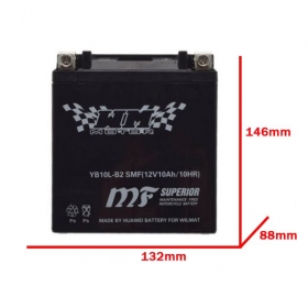 Battery YB10L-B2 SMF 12V / 10Ah