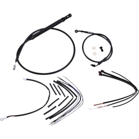 BURLY BRAND Ape Hangers handlebars Cables / Lines Extension Kit Harley Davidson 1750-1868cc 2018-2025
