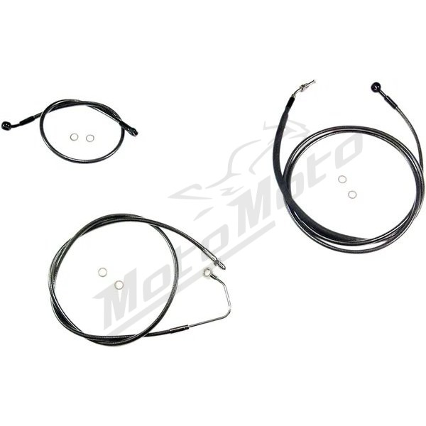 MAGNUM SHIELDING Black Pearl Handlebar Installation Kit 25.5cm Harley Davidson FLHTCU / FLHTK / FLHXS 1690 14-15
