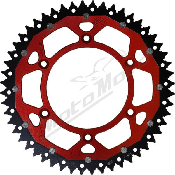 MOOSE OFFROAD HARD-PARTS Dual Sprocket 52T Beta / Honda / Yamaha 125-650cc 82-22