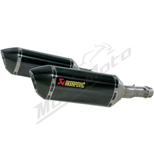 AKRAPOVIC Slip-On Line Muffler Carbon Fiber Kawasaki Z 1000 10-13