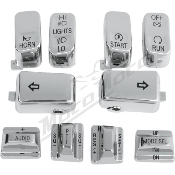 DRAG SPECIALTIES Switch Cap Kit Harley Davidson FLHR / FLHRC / FLHRCI / FLHRI 1340-1800cc 96-13