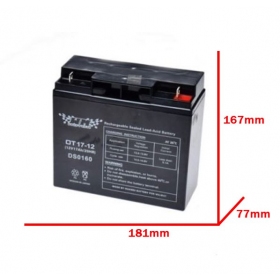 Battery OT17-12 12V / 17Ah