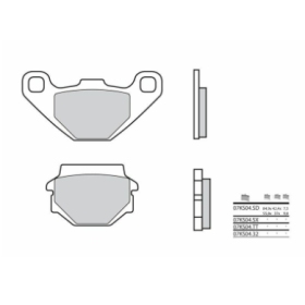 BREMBO Off-Road Sintered Metal Brake pads AEON/ BAROSSA/ KAWASAKI/ KTM/ POLARIS/ TGB/ YAMAHA 90-600cc