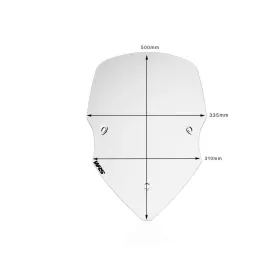 WRS INTERMEDIO Priekinis stiklas Skaidrus Ducati Multistrada 950-1260cc 15-24