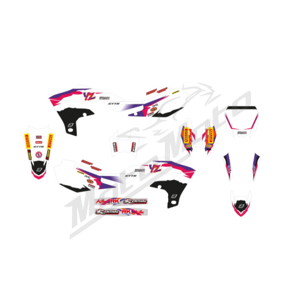Blackbird Decal set REPLICA YAMAHA FACTORY RACING 23 Yamaha YZ 250-450F 18-23