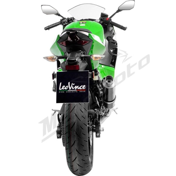 LEOVINCE GP Corsa Slip-On Muffler KAWASAKI Z 400-500 19-25/EX 400 18-25