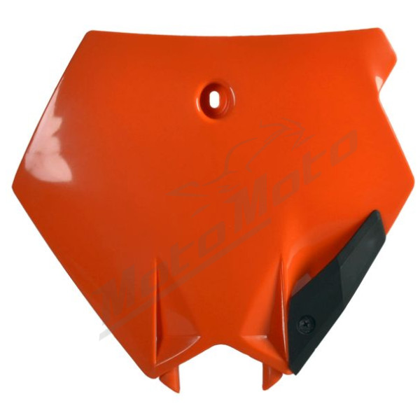 Priekinio numerio plastikas oranžinis CEMOTO KTM XC 85-105cc 2008-2009