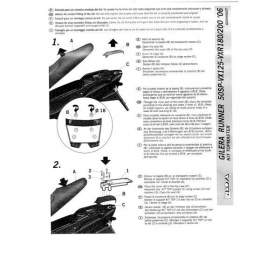 Top case holder GILERA RUNNER / VX 50-200cc 2003-2022