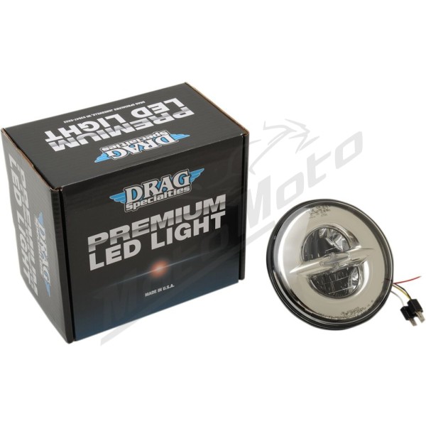 DRAG SPECIALTIES Universal 7 Reflector Style LED Headlamp 178mm