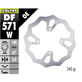 GALFER Rear brake disc Gas Gas / Husqvarna / KTM 65 2025>