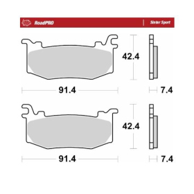 MOTO-MASTER Sinter Sport Front Brake Pads Aprilia / Ducati 1100 2025