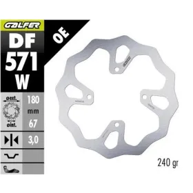 GALFER Galinis stabdžių diskas Gas Gas / Husqvarna / KTM 65 2025>
