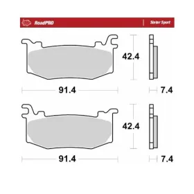 MOTO-MASTER Sinter Sport Front Brake Pads Aprilia / Ducati 1100 2025