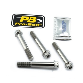 PRO BOLT Titanium Brake Caliper Mount Kit Kawasaki / Suzuki / Yamaha 600-1300cc 04-25