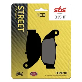 SBS HF Street 915HF Ceramic Organic Brake Pads Benelli / Honda / Suzuki 125-300cc 11-22