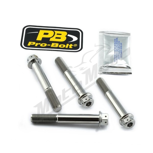 PRO BOLT Titanium Brake Caliper Mount Kit Kawasaki / Suzuki / Yamaha 600-1300cc 04-25