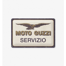 Metal tin sign MOTO GUZZI SERVIZIO 20x30