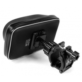 PHONE HOLDER WITH SUN VISOR 4RIDE 155x77x20 (FASTENING ON HANDLEBAR)