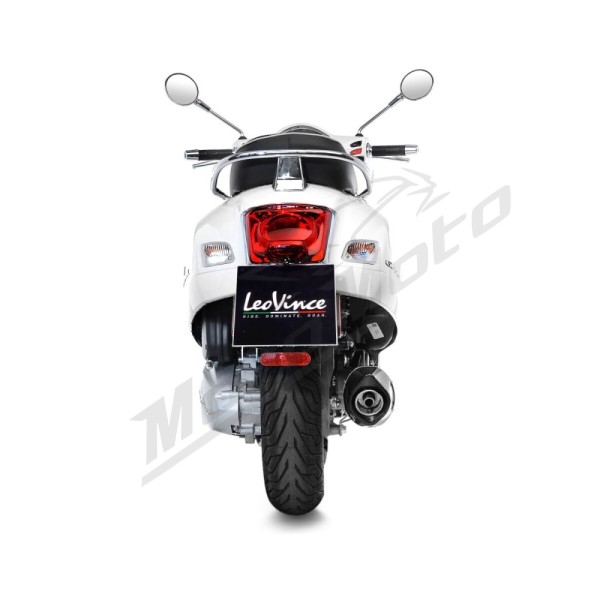 LEOVINCE LV One Evo Stainless Steel Slip-On Muffler  VESPA GTS 300-19-20