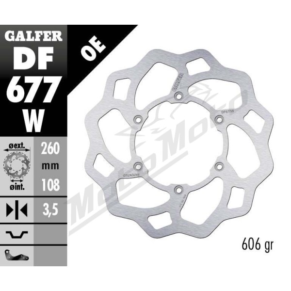 GALFER Wave® Front Brake Rotor  AJP / Beta / CCM / GasGas / Rieju 125-604cc 94->