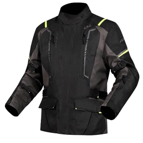 LS2 Narvik Lady Jacket - M, Grey Black H-V Yellow