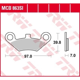TRW SI Series Sindered Off-Road Brake Pads CF Moto / Goes 360-800cc 09-21