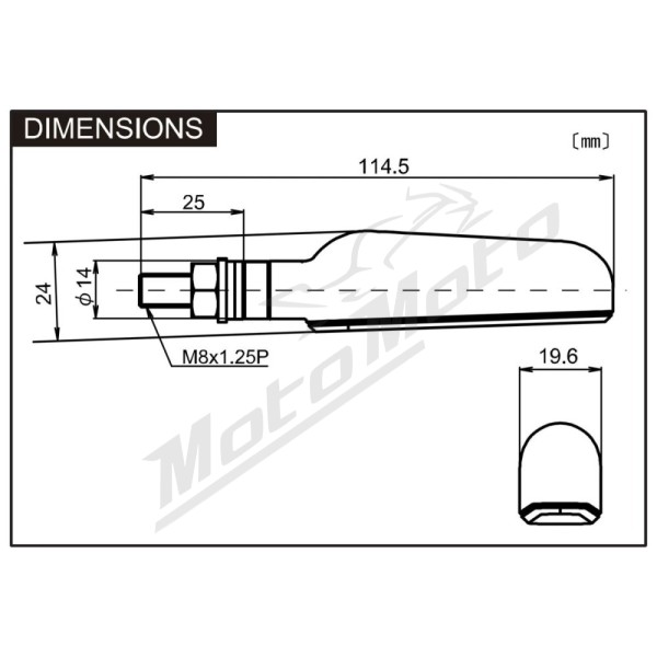 DAYTONA D-LIGHT RAY universal sequential turn signals 2vnt