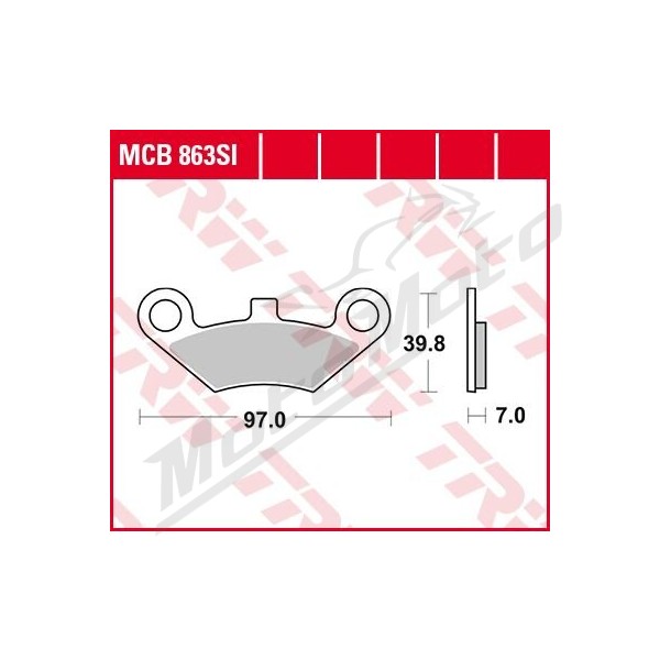 TRW SI Series Sindered Off-Road Brake Pads CF Moto / Goes 360-800cc 09-21