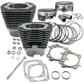 S&S CYCLE 124" Cylinder and Piston Kit Harley Davidson FLD / FLHR / FLHRC / FLHRS 1584-1800cc 07-17