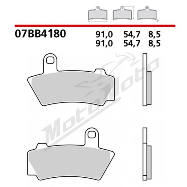 BREMBO Sintered Brake pads BMW R18 1800cc 21-24
