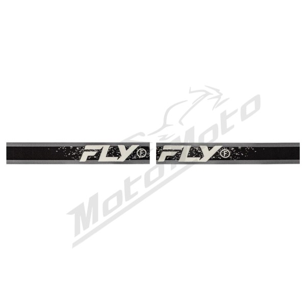 FLY RACING Zone Goggle Black/Grey - Red Mirror/Smoke Lens