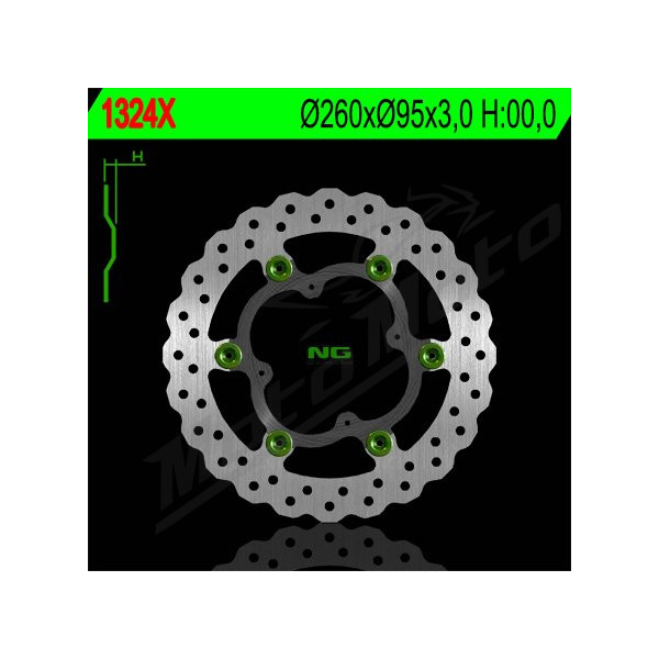NG BRAKES Priekinis Wave plaukiojantis stabdžių diskas 260mm KTM Freeride 250-350cc 12-17
