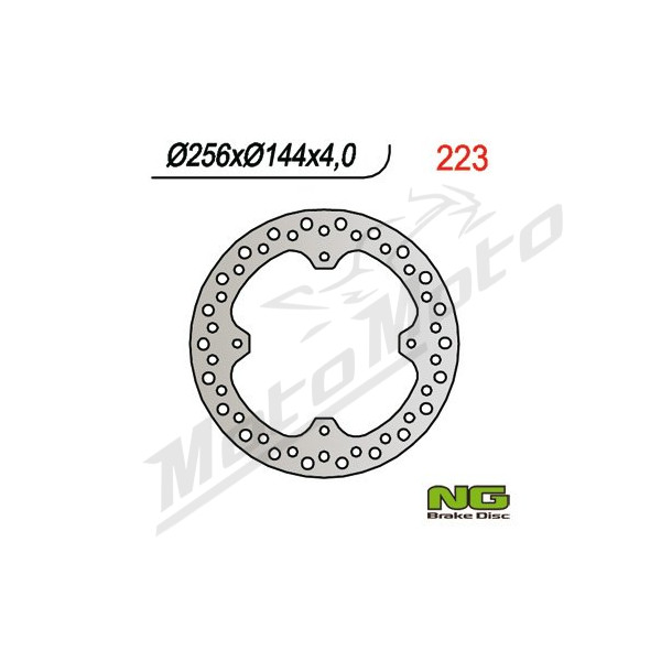 NG Front Fixed Brake Disc 256x144x4mm Honda NX / XR 500-650cc 88-99