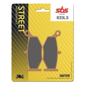 Sbs stabdžių trinkelės 833LS Sintered SUZUKI DL / GSR / GSX / GSX-R