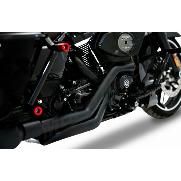 RINEHART RACING True Duals Header Harley Davidson FLH / FLHT / FLHX / FLHR / FLTRX 1750-1923 17-24