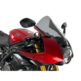 WRS TR007F SPORT Windscreen Smoke Triumph Speed Triple 1200RR ABS 22-24